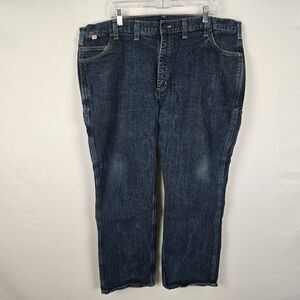 Carhartt Flame Resistant Jeans Men's 44 x 30 Blue Utility Work 2112 Cat 2